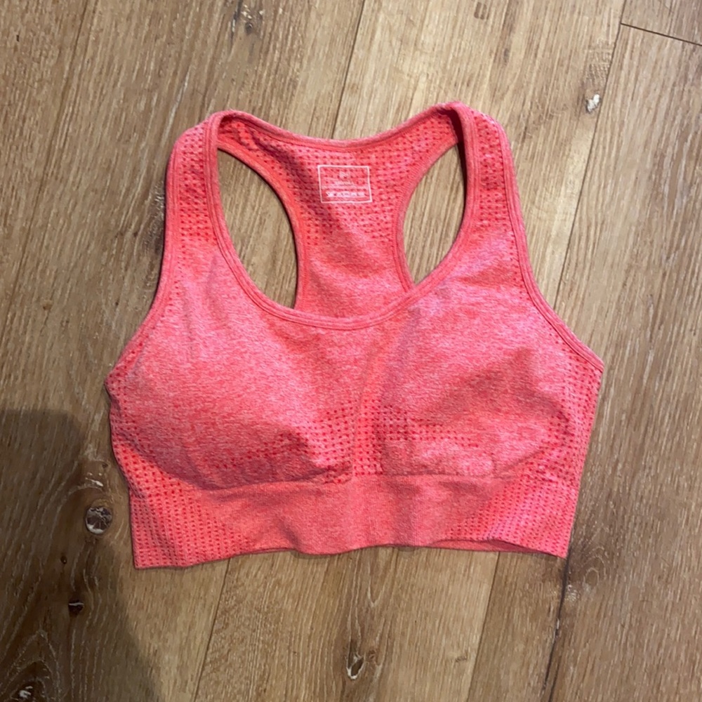 Amazon Gym Shark Pink Sports Bra